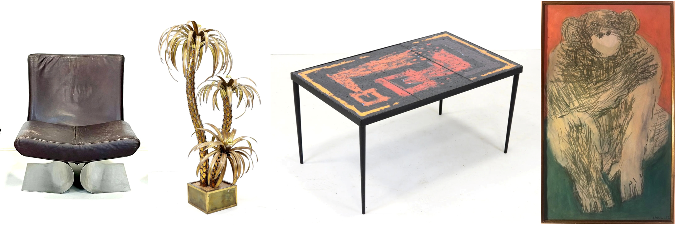 Arts décoratifs du XXème et Tableaux modernes 